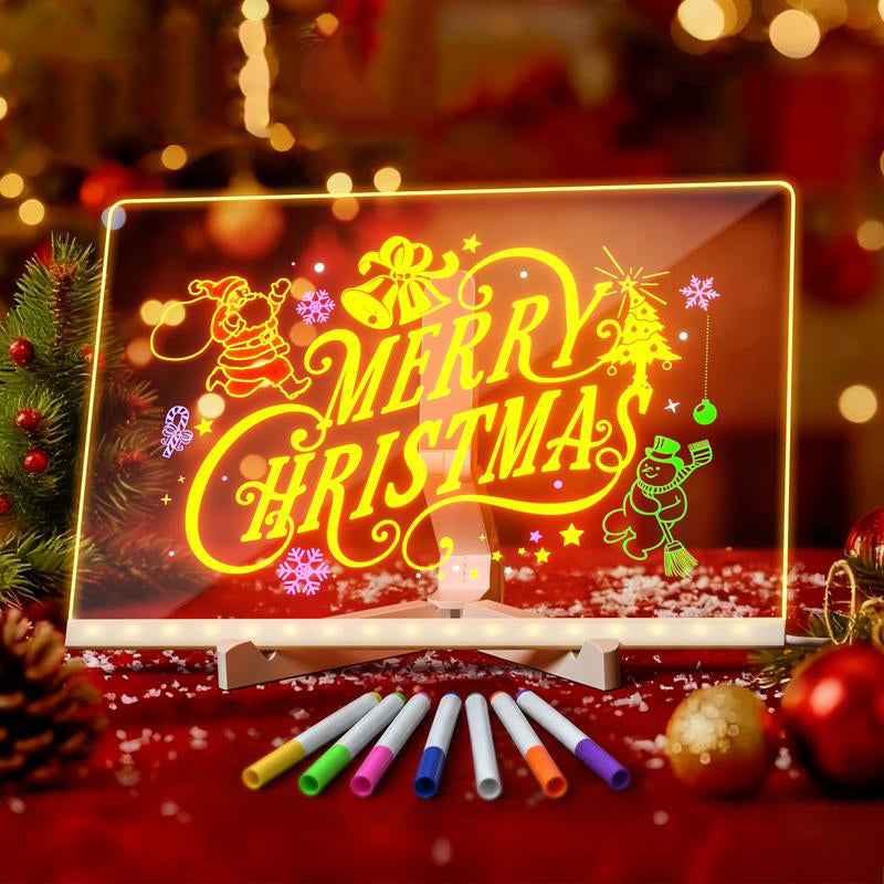 LED Drawing Board for Kids – Reusable Light-Up Doodle Board with Markers, Perfect Gift for Kids