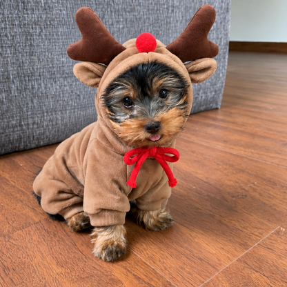 Cozy Christmas Pajamas for Small Dogs