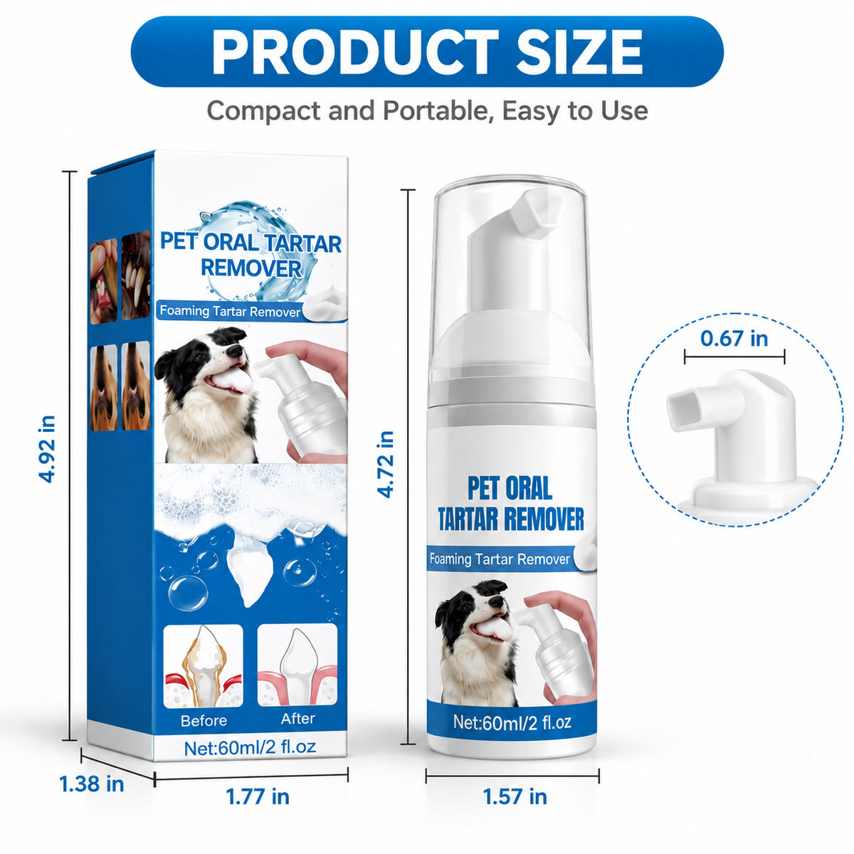 Pet Oral Cleansing Foam 60 mL