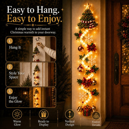 ⏳ Last day! 49% OFF✨ – 🎅Merry  Glowing Christmas Door Hanger