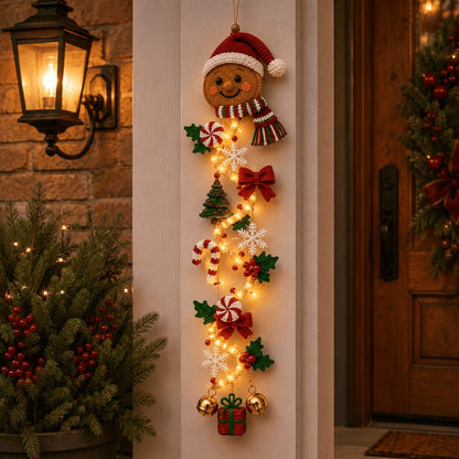 ⏳ Last day! 49% OFF✨ – 🎅Merry  Glowing Christmas Door Hanger