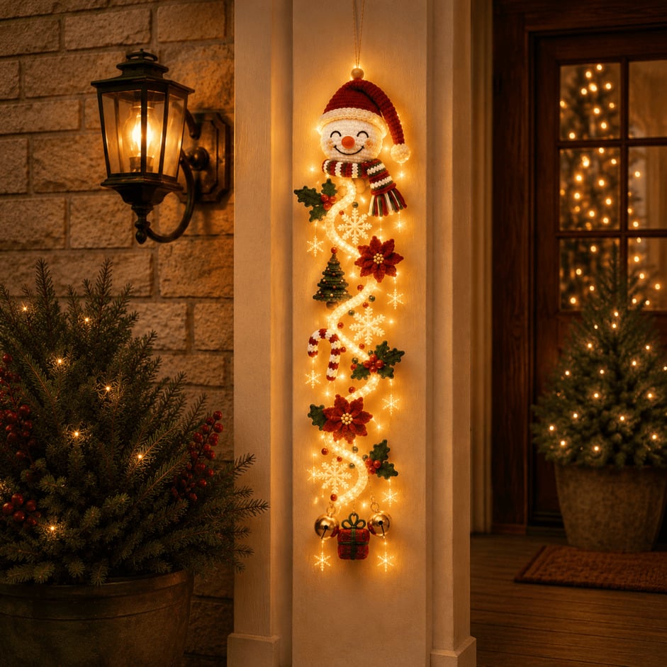 ⏳ Last day! 49% OFF✨ – 🎅Merry  Glowing Christmas Door Hanger