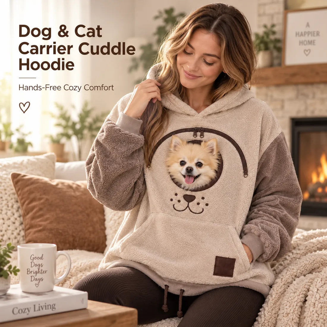 Dog Tote Carier Hoodie🐶🐾