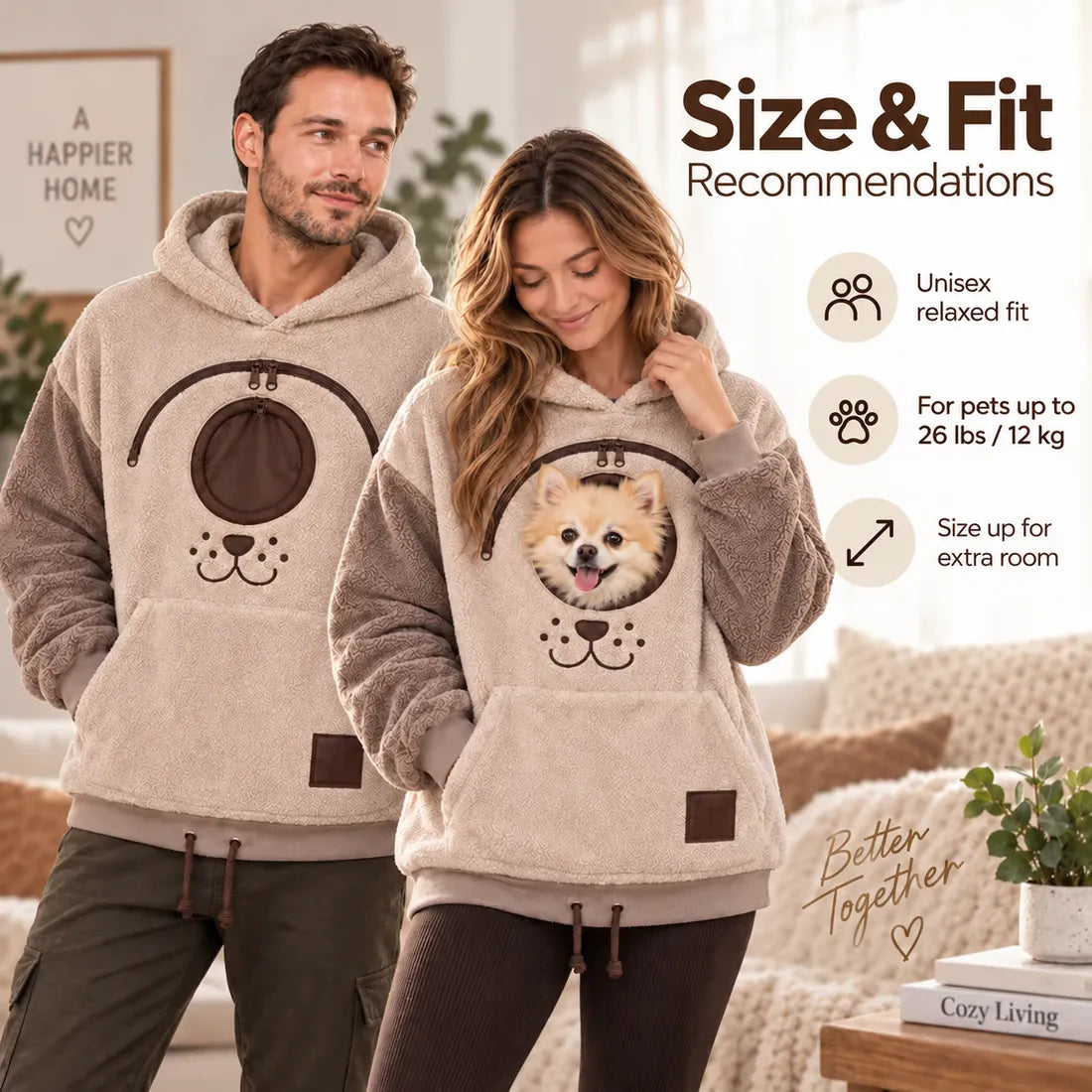 Dog Tote Carier Hoodie🐶🐾