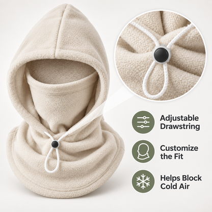 CozyShield Fleece Hood-3-in-1 Winter Hood