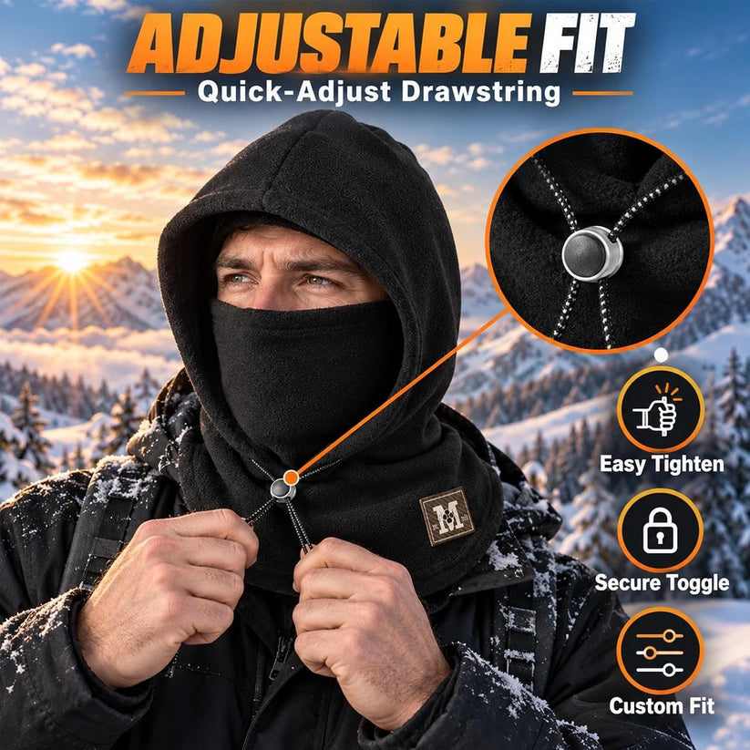 CozyShield Fleece Hood-3-in-1 Winter Hood