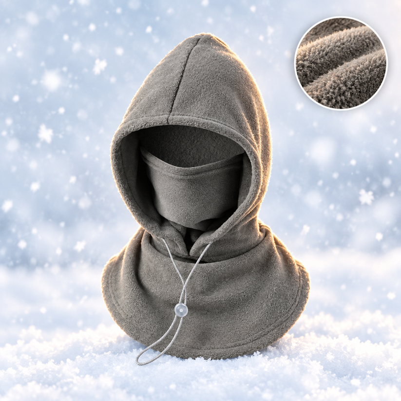 CozyShield Fleece Hood-3-in-1 Winter Hood
