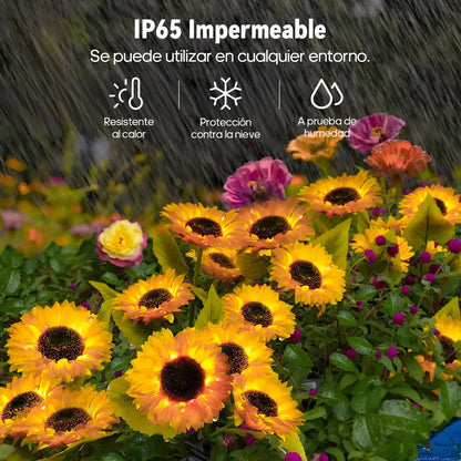 🌻Solar LED Garden Stake Lights, Assorted Flower Designs, Waterproof Outdoor Decorative Lights