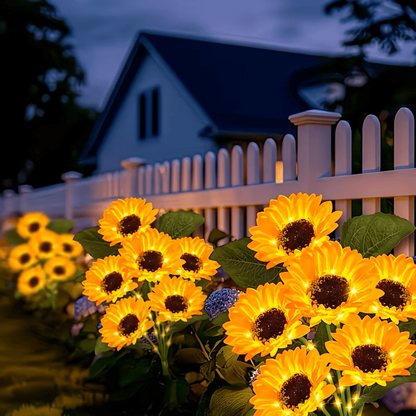 🌻Solar LED Garden Stake Lights, Assorted Flower Designs, Waterproof Outdoor Decorative Lights