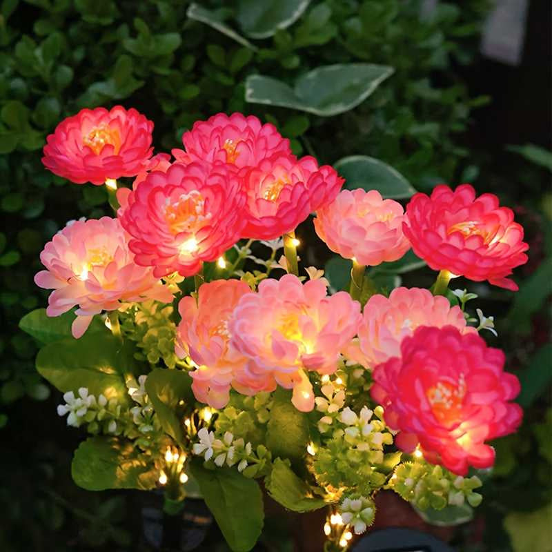 🌻Solar LED Garden Stake Lights, Assorted Flower Designs, Waterproof Outdoor Decorative Lights