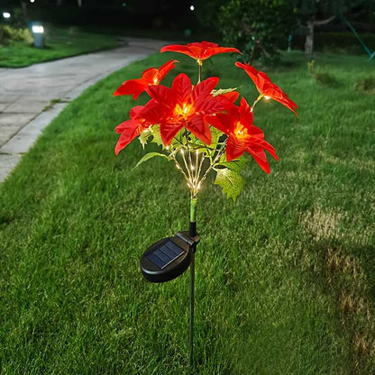 🌻Solar LED Garden Stake Lights, Assorted Flower Designs, Waterproof Outdoor Decorative Lights