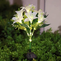 7-Branched Lily - White