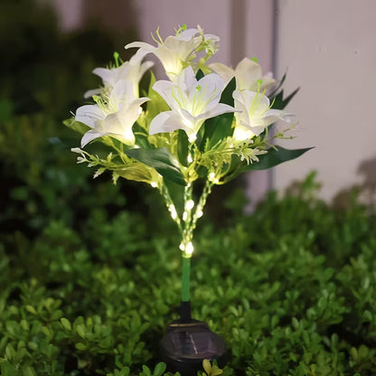 🌻Solar LED Garden Stake Lights, Assorted Flower Designs, Waterproof Outdoor Decorative Lights