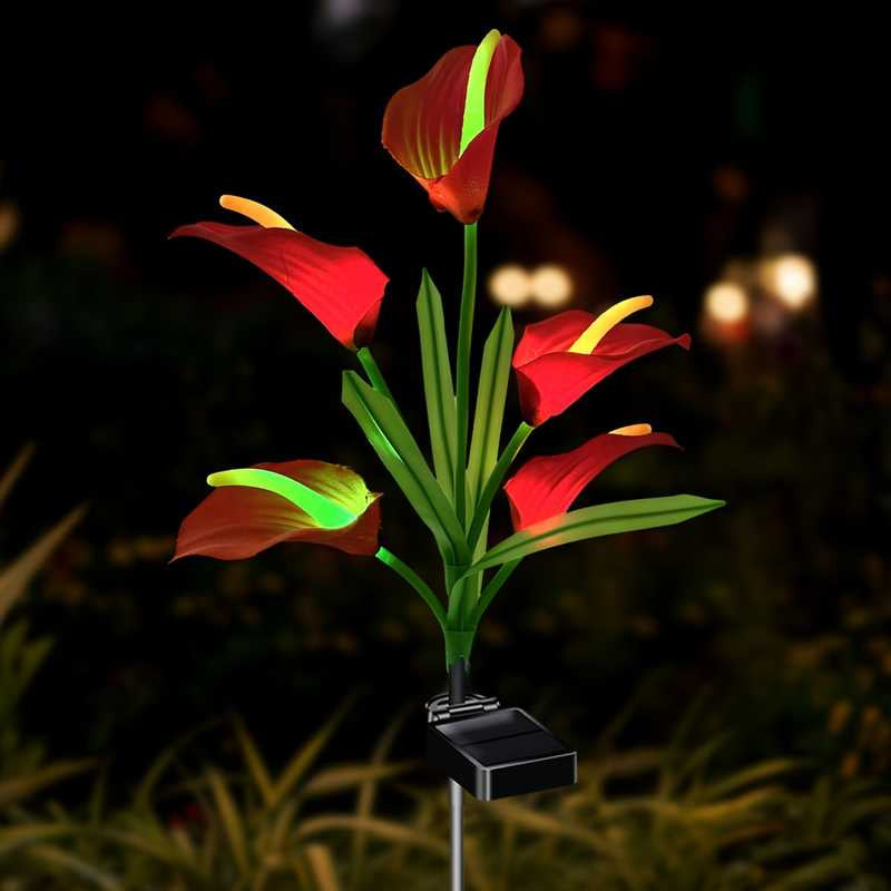 🌻Solar LED Garden Stake Lights, Assorted Flower Designs, Waterproof Outdoor Decorative Lights