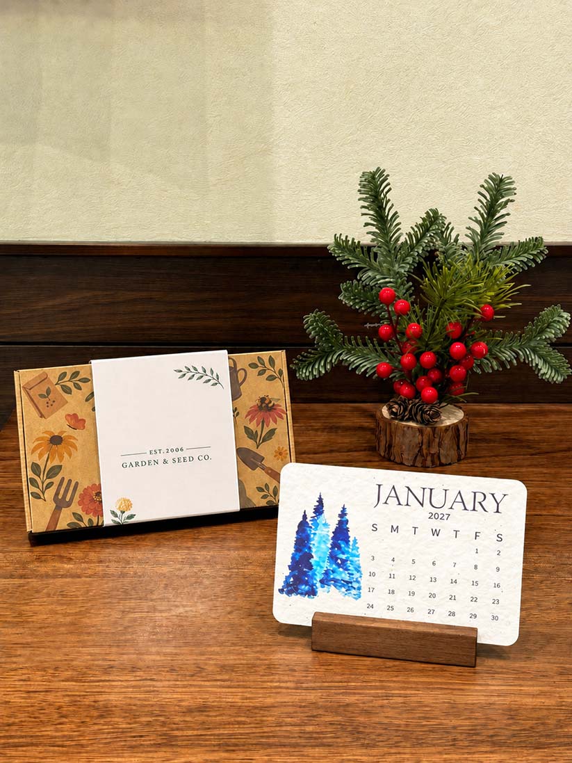 ✨Early Holiday Sale 50% OFF🌱Eco-Friendly Plantable “Timeless” Seed Calendar 2027