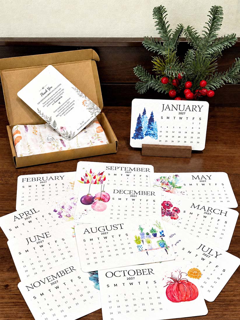 ✨Early Holiday Sale 50% OFF🌱Eco-Friendly Plantable “Timeless” Seed Calendar 2027