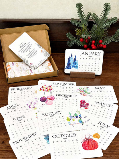 ✨Early Holiday Sale 50% OFF🌱Eco-Friendly Plantable “Timeless” Seed Calendar 2027