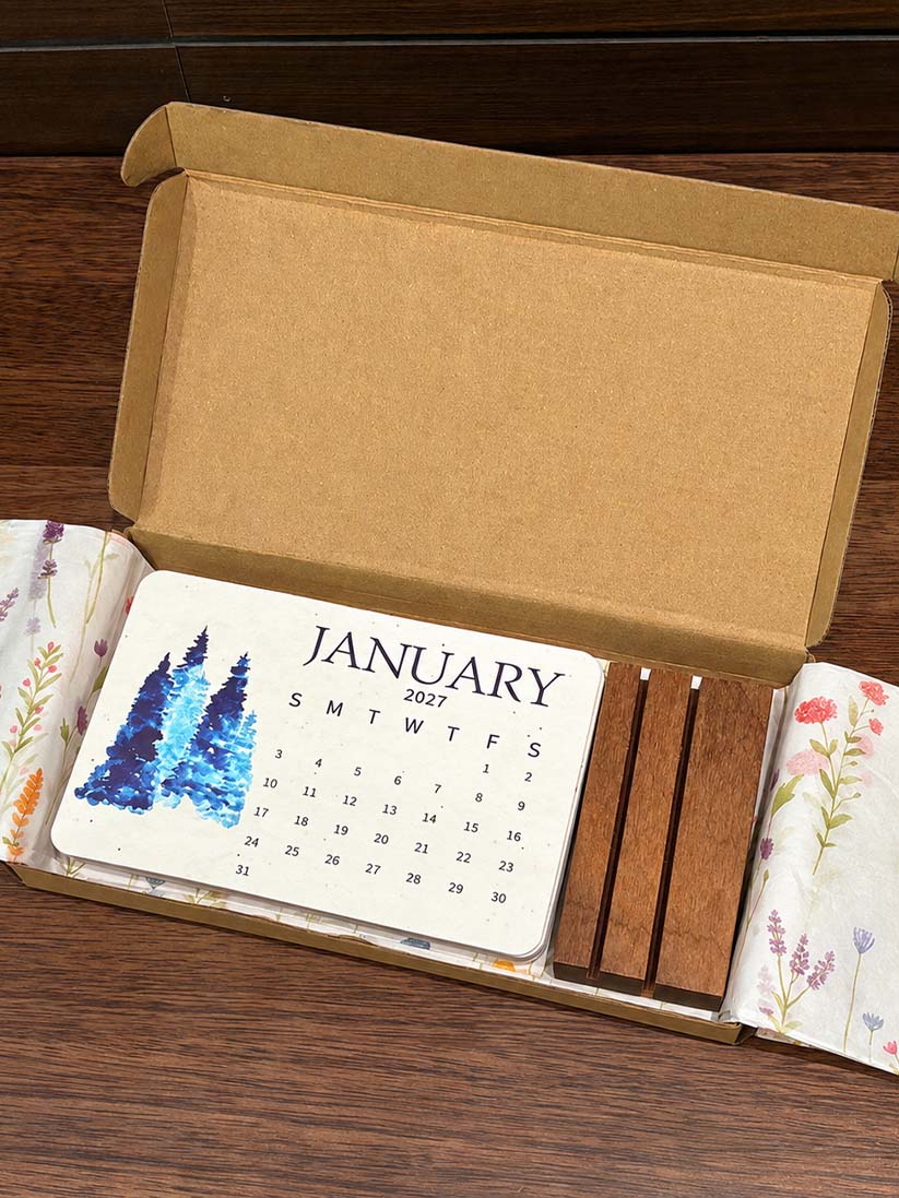 ✨Early Holiday Sale 50% OFF🌱Eco-Friendly Plantable “Timeless” Seed Calendar 2027