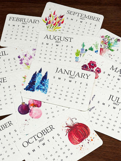 ✨Early Holiday Sale 50% OFF🌱Eco-Friendly Plantable “Timeless” Seed Calendar 2027