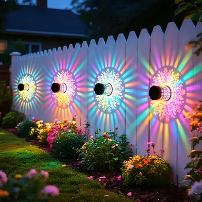 65K+ SOLD!✨Solar Mandala Wall Light | Outdoor Garden Fence Projector Lamp 🪐🌌