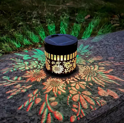 65K+ SOLD!✨Solar Mandala Wall Light | Outdoor Garden Fence Projector Lamp 🪐🌌