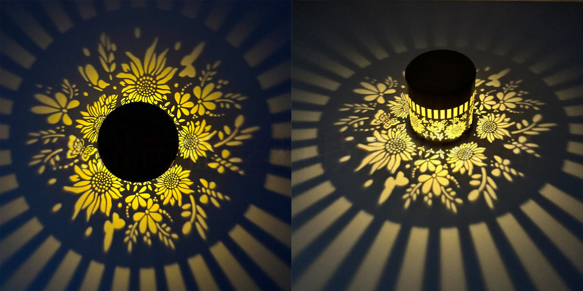 65K+ SOLD!✨Solar Mandala Wall Light | Outdoor Garden Fence Projector Lamp 🪐🌌