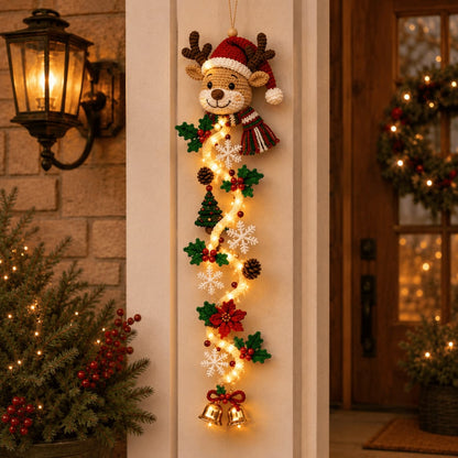 ⏳ Last day! 49% OFF✨ – 🎅Merry  Glowing Christmas Door Hanger